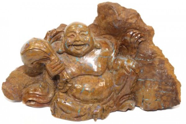 Buddha 135x75mm, Boulder Opal