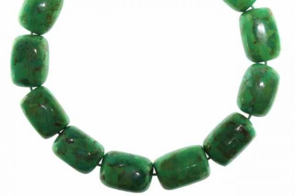 Squarestrang 12,5x16,5mm/40cm, Türkis grün