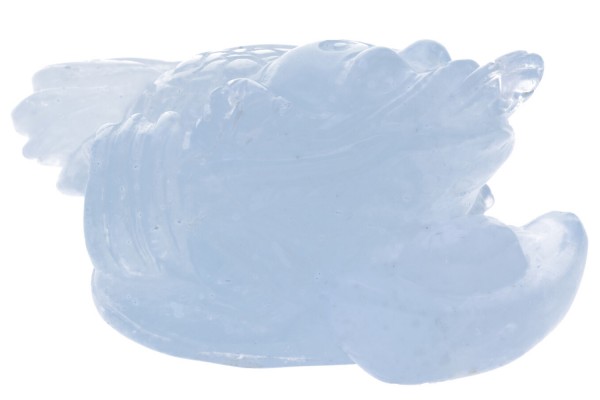 Feng Shui-Kröte 38x55x24mm aus Aquamarin