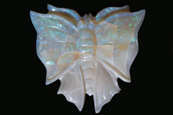 Schmetterling 33x30mm, Opal