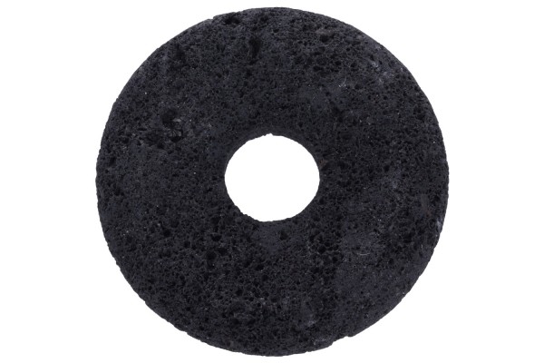 30mm Donut aus schwarzer Lava