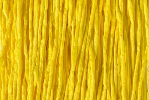 Seidenband 110cm, Habotai-Seide gelb
