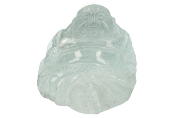 Buddha Gravur 34x54x27mm aus Aquamarin