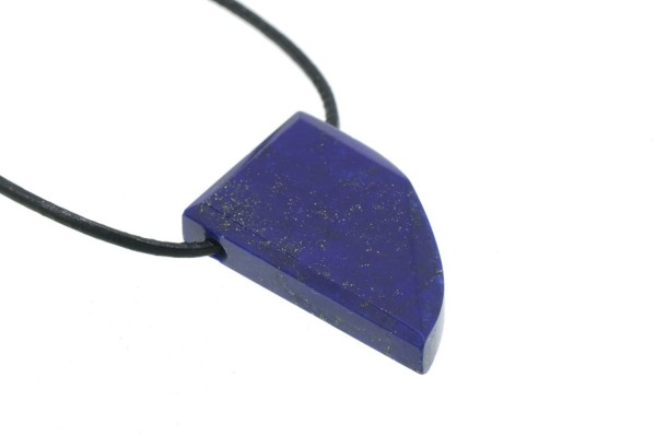 Dreieck-Anhänger 21x33mm mit 3mm-Bohrung, Lapis