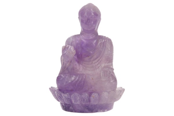 Buddha (Gautama) sitzend 50x72mm, Amethyst