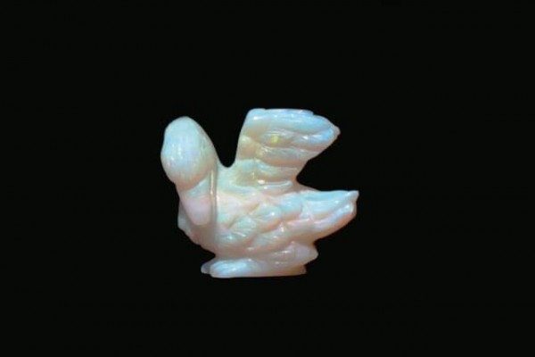 Schwan 27x22mm, Opal