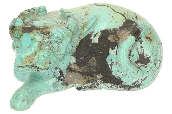 Büffel 42x67x34mm aus Türkis