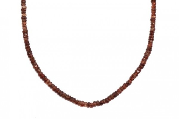 Strang facettiert 3-3,5mm/40cm, Zirkon (Hyazinth)