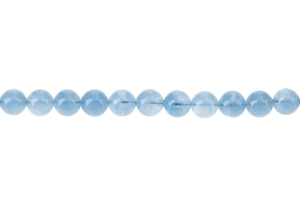 Kugelstrang 4mm/40cm, Aquamarin AAA
