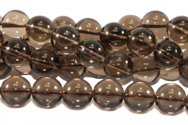 Kugelstrang 12mm/40cm, Rauchquarz