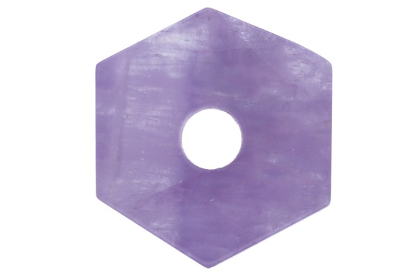 Glücksmünze Feng Shui 22x20x3.5mm aus Amethyst