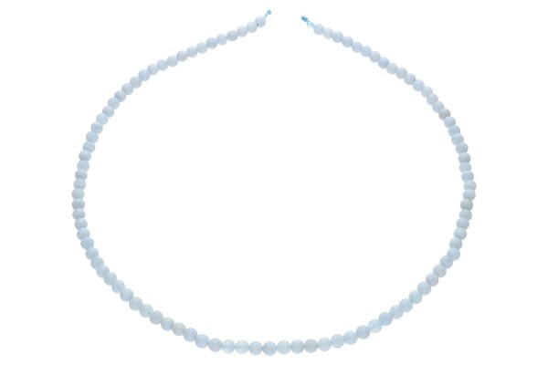 Kugelstrang 4mm/40cm, Chalcedon A