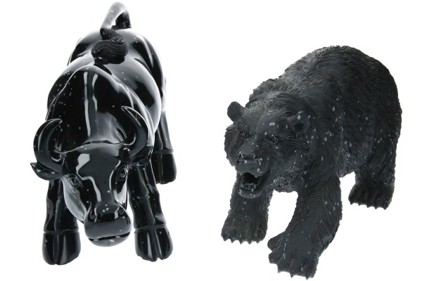 Stier und Bär ca. 43cm