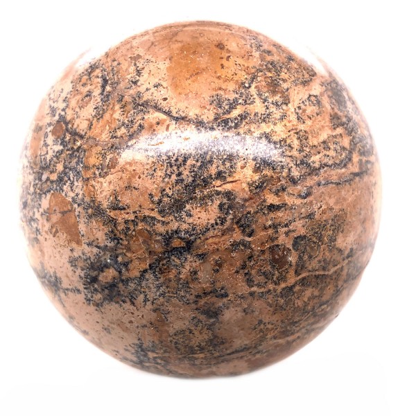 Kugel 75mm aus Leoparden-Jaspis