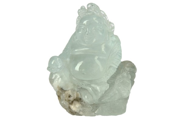 Aquamarin Buddha Gravur 62x73x56mm