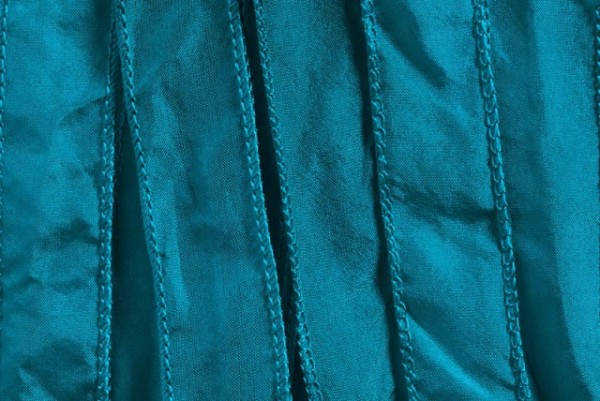 Seidenband silky 110x2cm, Habotai-Seide dunkel türkis