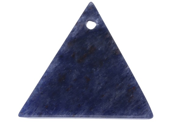 Dreieck Anhänger 23x20x4mm aus Blauquarz