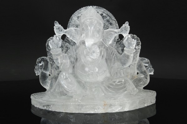Ganesha 328x250x180mm, Bergkristall