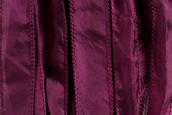 Seidenband silky 110x2cm, Habotai-Seide aubergine
