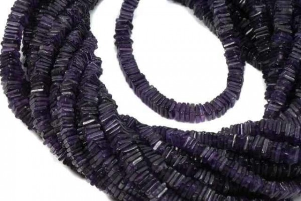 Quadratstrang 4-5mm/40cm, Amethyst