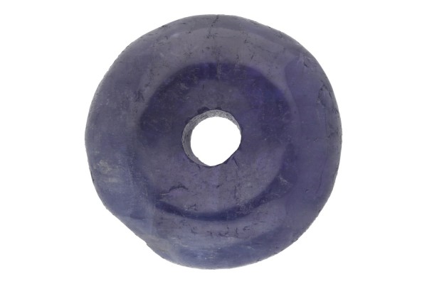 Tansanit Donut Anhänger 27x10mm, Tansanit A