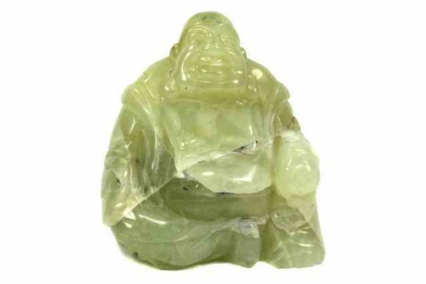 Buddha 55-60mm, China-Jade (Serpentin)