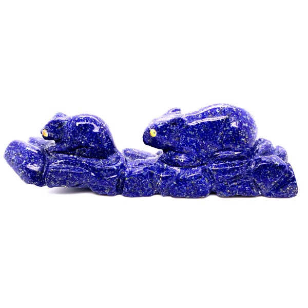 Mäuse 125x30x38mm aus Lapislazuli
