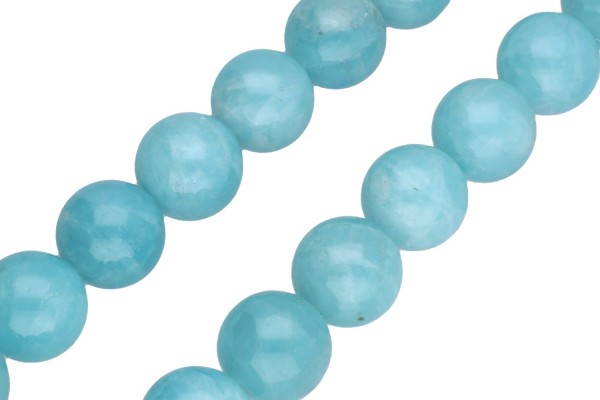 Kugelstrang 17-18mm/40-41cm, Aquamarin