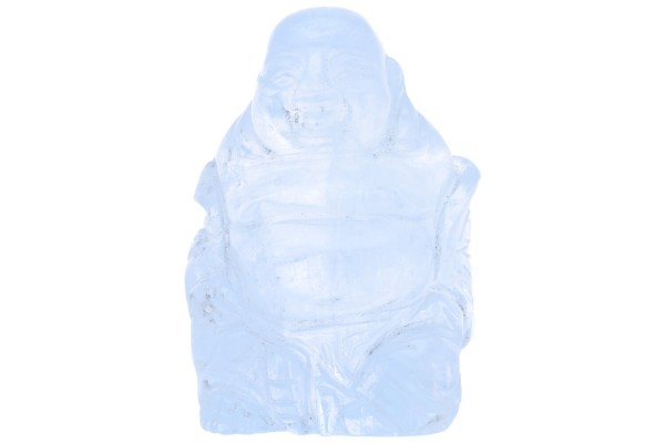 Buddha Gravur 31x42x33mm aus Aquamarin