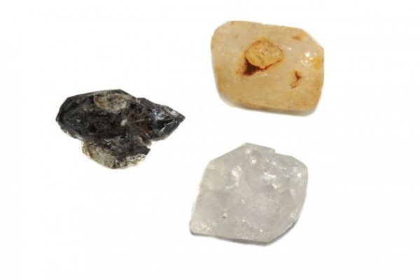 Bergkristall doppelendig Herkimer Diamant 15-20mm