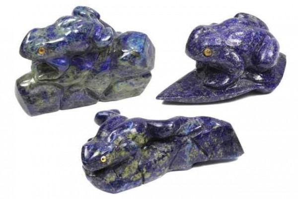 Frosch-Gravur 40-90mm, Lapislazuli