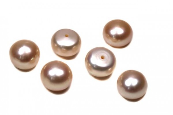 Button A natur, 8-8,5mm, Süßwasserperle