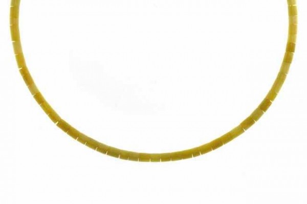 Röhrenstrang 2,5-3mm/38cm, Serpentin gelb-grün