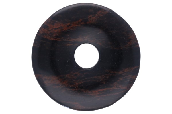 45mm Donut Anhänger aus Mahagoni Obsidian