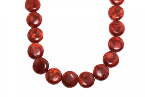 Discstrang flat 16mm/40cm, Schaumkoralle