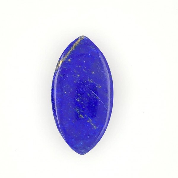 Lapislazuli Navette 22x42mm mit 2,5mm-Loch