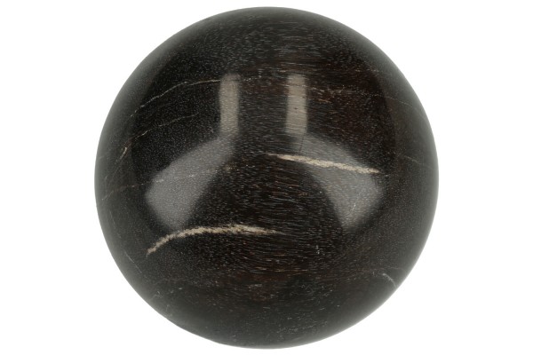 Kugel 70mm aus versteinertem Holz