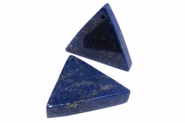 Dreieck Anhänger 22x20x4mm aus Lapislazuli