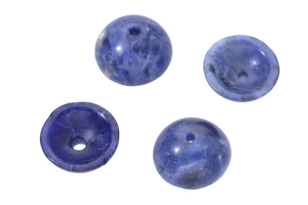 Halbkugel 12x5mm aus Sodalith VPE 4 Stück