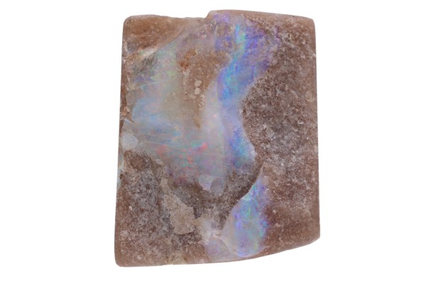 Opal Anhänger 20x26x13mm mit roher Oberfläche und 2mm Bohrung